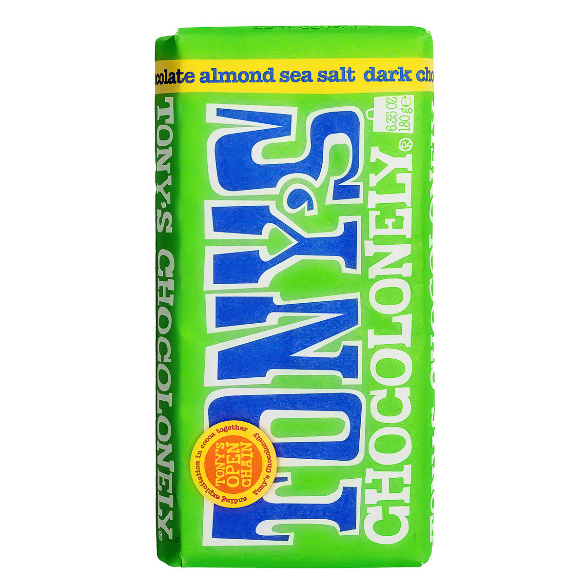 Tony's Chocolonely Dark Chocolate Almond Sea Salt 51%